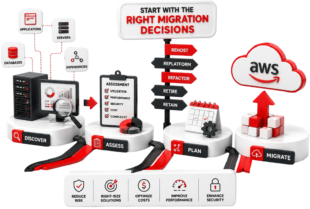 AWS migration assessment and cloud readiness planning