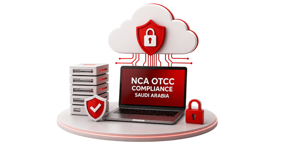 Temporary cybersecurity assessment visual for NCA OTCC compliance services