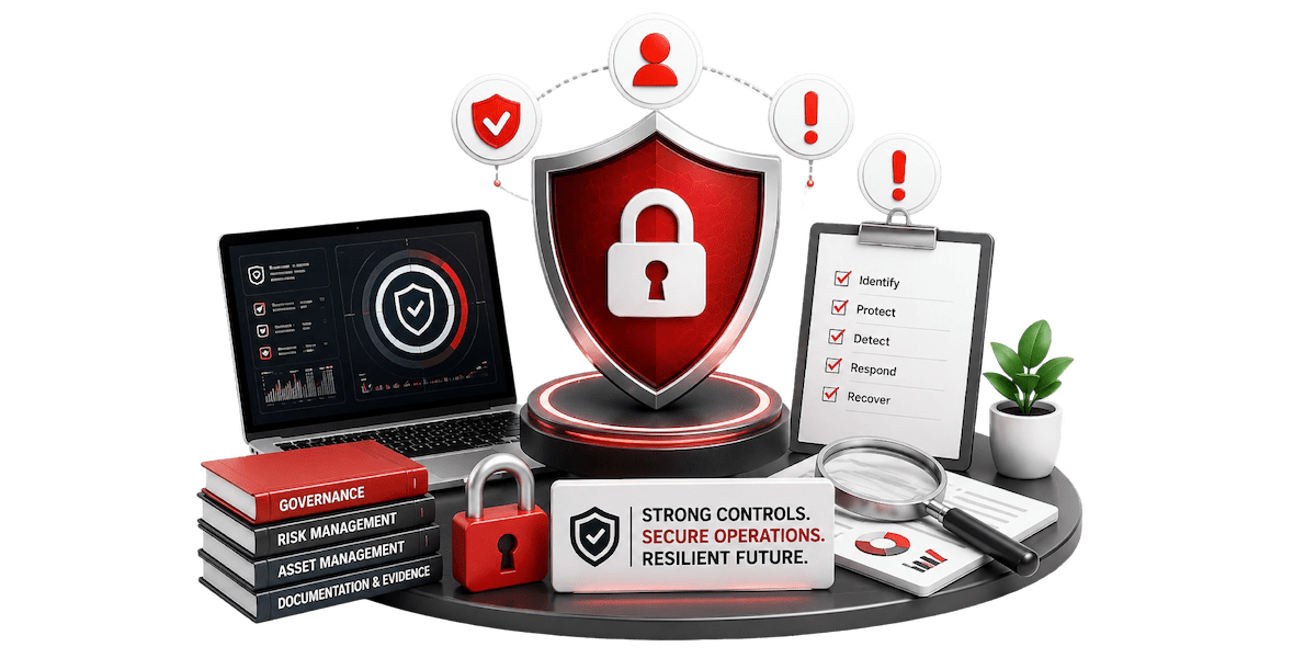 Temporary cybersecurity illustration for Operational Technology Cybersecurity Controls